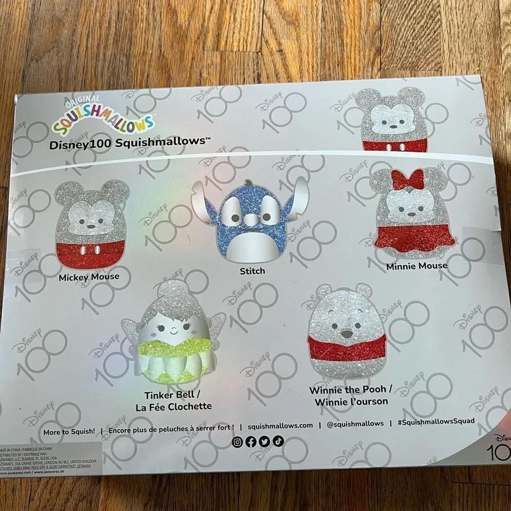 Squishmallows Disney 100 Special Edition Set
